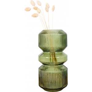 Vase i gr�nt glass