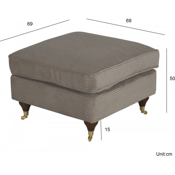 Howard Watford Deluxe fotskammel - gr�