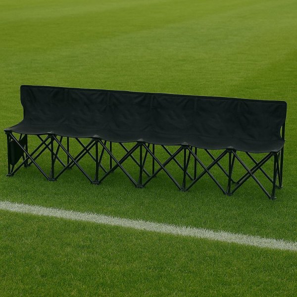 Sammenleggbar campingbenk - plass til 6 personer Sammenleggbar campingbenk - plass til 6 personer