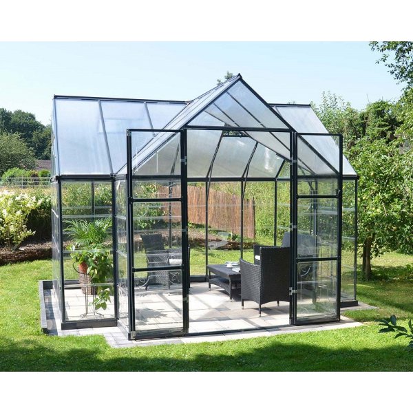 Victory Orangery drivhus 10,2 m² + Drivhusbord Victory Orangery drivhus 10,2 m² + Drivhusbord