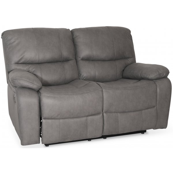 Lenestolsofa 2-seters grå kinosofa Lenestolsofa 2-seters grå kinosofa
