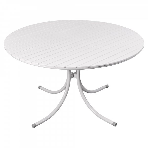 Holmsund bord rundt 130 cm hvit