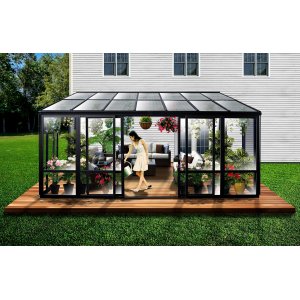 Sunrise Conservatory - Svart 5,1 x 2,9 m - Areal 14,8 m