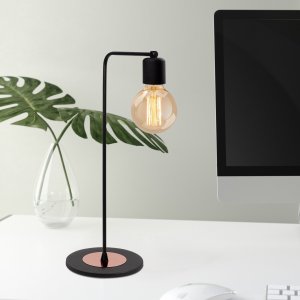 Bordlampe - Svart/kobber Bordlampe - Svart/kobber