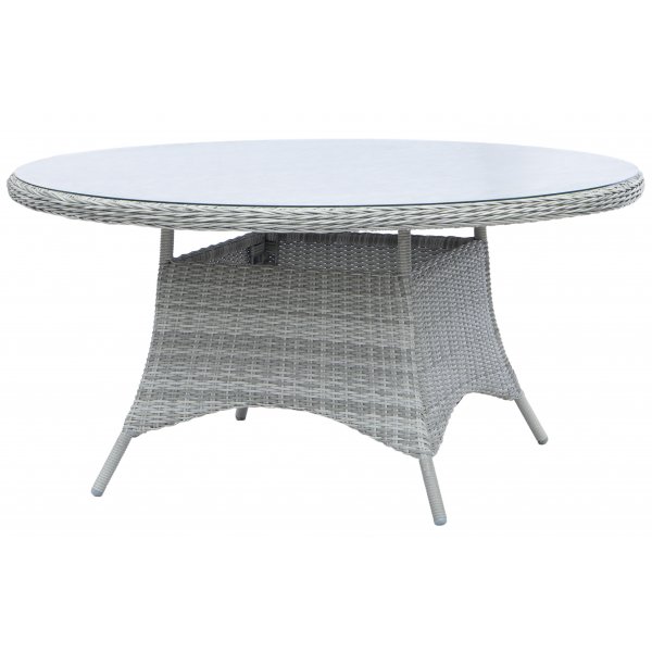 Utendrs spisegruppe - Jacksonville & Belle | Gr syntetisk rotting | 4 lenestoler