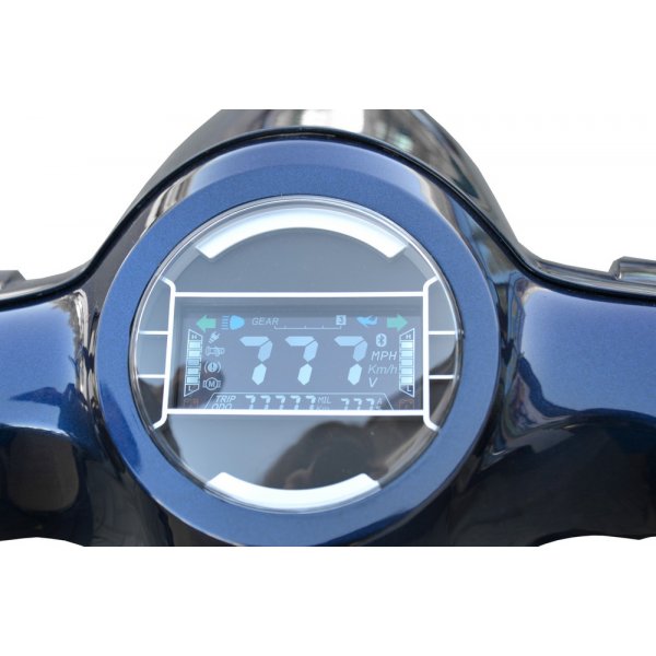 Elmoped 3000 W - blå Elmoped 3000 W - blå