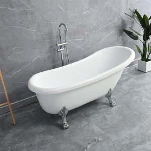 Frittstående badekar med kloføtter Klassico 170 x 730 cm Frittstående badekar med kloføtter Klassico 170 x 730 cm
