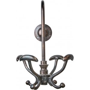 Marina kleshenger - veggmontert svart/bronse Marina kleshenger - veggmontert svart/bronse