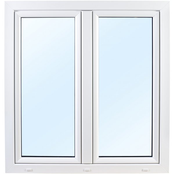 Vindu PVC Sidehengslet 3-lags - 2-Rams Innadslående - U-verdi 0,96 + Drivreim Vindu PVC Sidehengslet 3-lags - 2-Rams Innadslående - U-verdi 0,96 + Drivreim