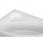 Venstremontert hjrnebadekar - Eko Plus | Dybde 39 cm