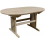 Salt ovalt spisebord i teak 150-210 cm butterfly - Gr teak