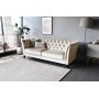 Sofa 3-seters Chesterfield beige - Milton