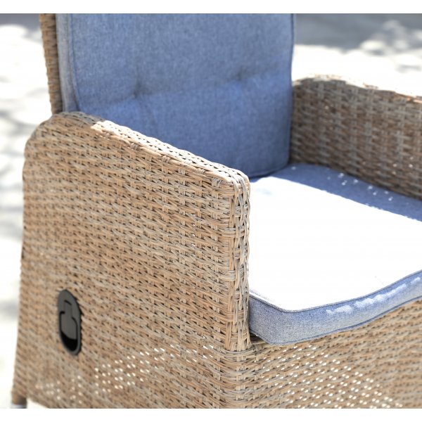 Sienna utem�belsett nr 2 (justerbare lenestoler) - Natur kunstrotting