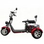 Elscooter Trehjuling - R�d 2000W + L�s kjede