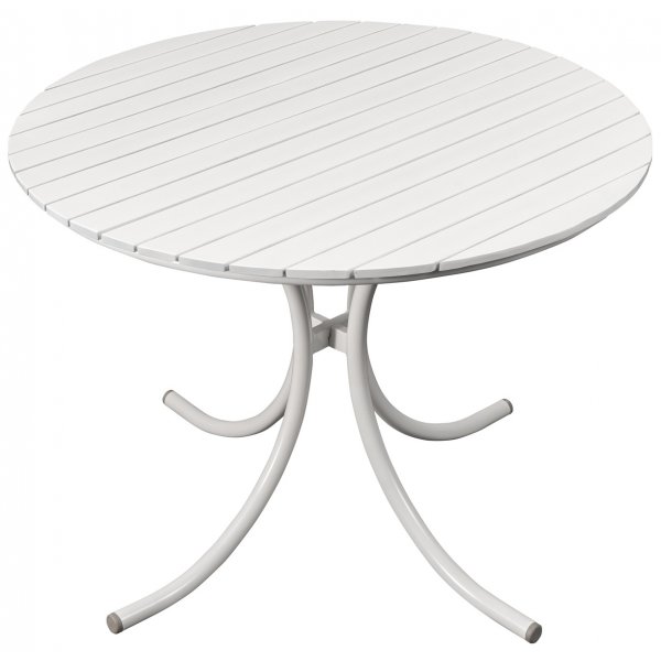 Holmsund rundt utebord 103 cm - Hvit Holmsund rundt utebord 103 cm - Hvit