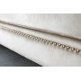 Lenestol i chesterfield beige fl�yel - Milton