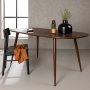 Sanford spisebord 180 x 90 cm - M�rkebrunt