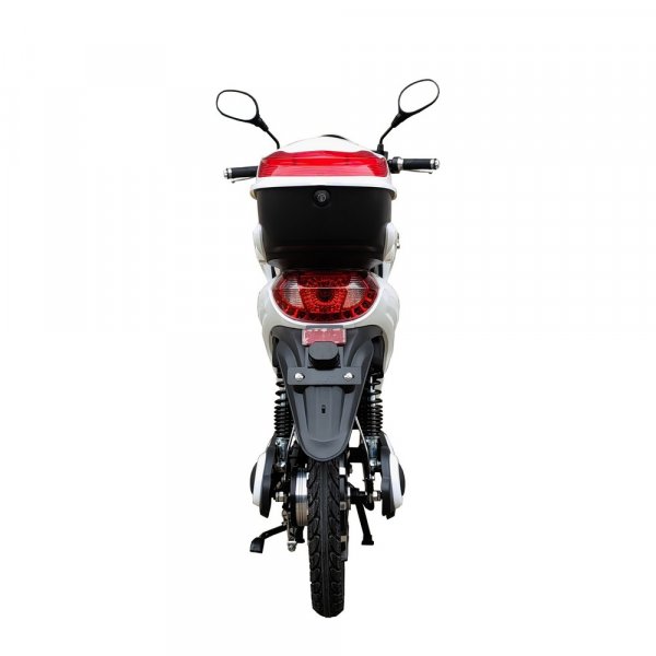Elmoped 500W - Hvit + Ls kjede