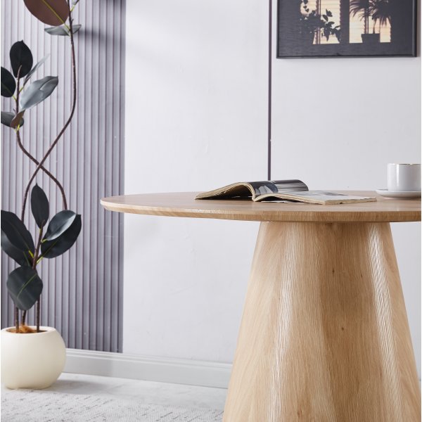Moi rundt spisebord �100 cm - Eik