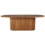 Teak spisebord ovalt 220x100 cm