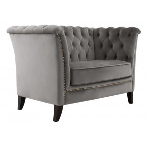 Lenestol chesterfield gr� - Henry