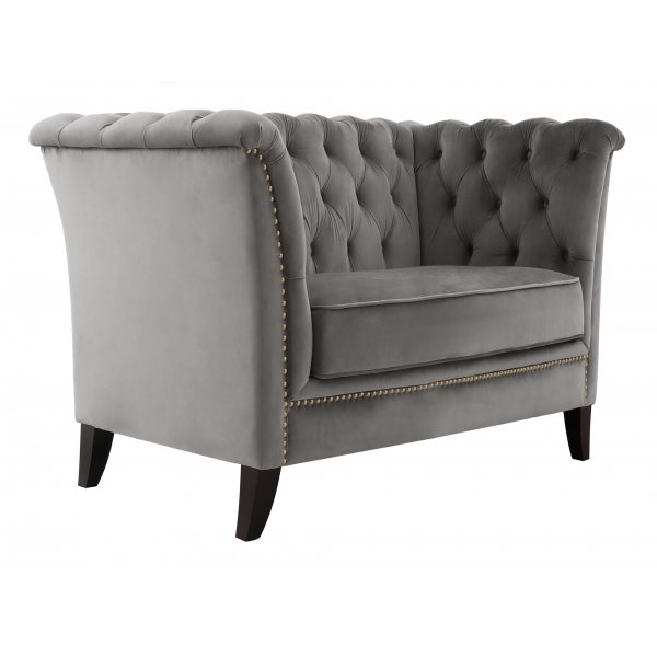 Lenestol chesterfield gr� - Henry