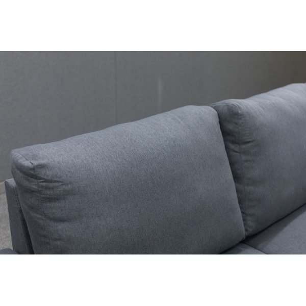 U-sofa Solna vendbar - 367 cm - mørk grå U-sofa Solna vendbar - 367 cm - mørk grå
