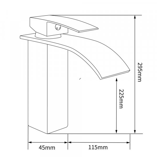 Servantbatteri Poppy - Krom Servantbatteri Poppy - Krom