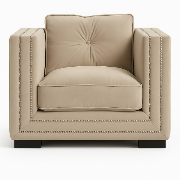 Hamilton lenestol - Beige fløyel Hamilton lenestol - Beige fløyel
