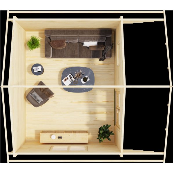 Attefall hus Bodil C - 20,7 m