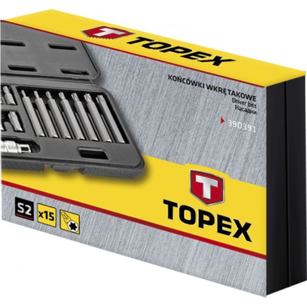 Torxbits, 15 deler