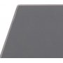 Kryssbord 50 cm - Krom/svart