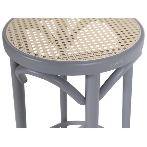 Barkrakk 80 cm h�y gr� med rottingsete