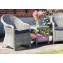 Mercury utembelsett med bord - Gr kunstrotting