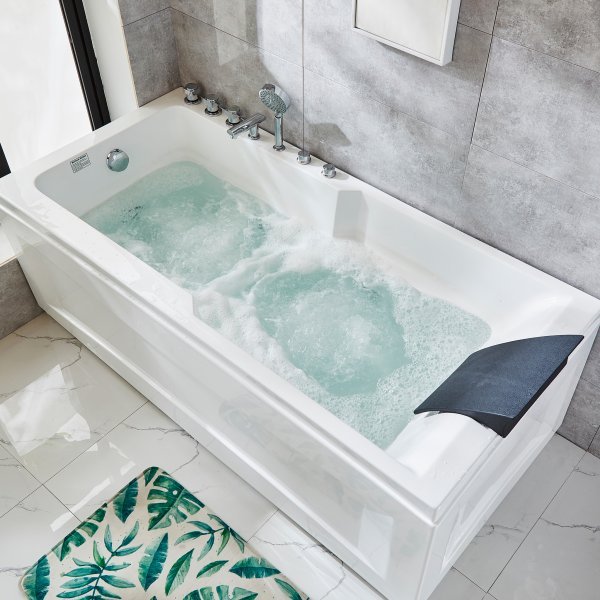 Boblebadekar 170x80cm | Isolerende akryl av h�y kvalitet | BK-001 Venstre
