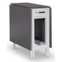 Klappbord Hvitt 30/90/150x80 cm - Fårö Klappbord Hvitt 30/90/150x80 cm - Fårö