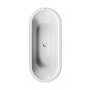 Gustavsberg 6316 frontlst badekar med ftter, Perfect White