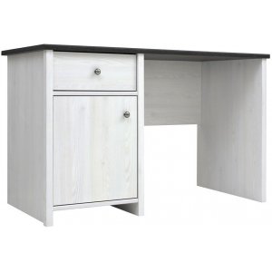 Salvador skrivebord 120 cm - Hvit/svart