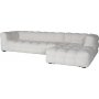 Sofa Kremfarget Teddy 322 cm