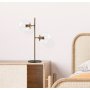 Fasettbordlampe klar - Vintage