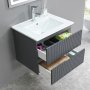 Baderomsmbler Dresden - Gr | 60 cm + Toalettpapirholder