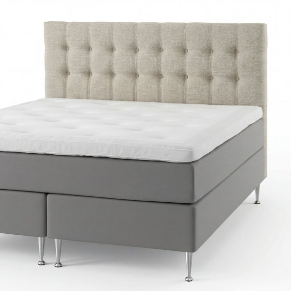 Wanja sengegavl 180 cm bredde - Beige