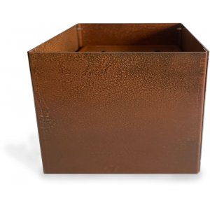 Corten stlpotter torget - 40x40x40 cm