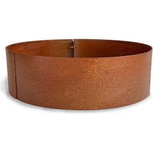 Corten stlpotter rund - 60 cm