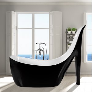 Badekarsko til dame 180 cm | Eksklusivt design | Støpejern Badekarsko til dame 180 cm | Eksklusivt design | Støpejern