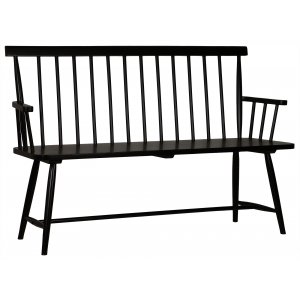 Knagsofa Karl Black - 138 cm Knagsofa Karl Black - 138 cm
