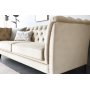 Sofa 3-seters Chesterfield beige - Milton