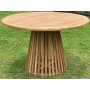 Salt rundt kjegleformet spisebord D120 cm - Teak