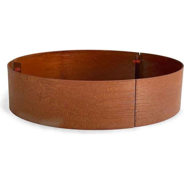 Corten stlpotter rund - 80 cm