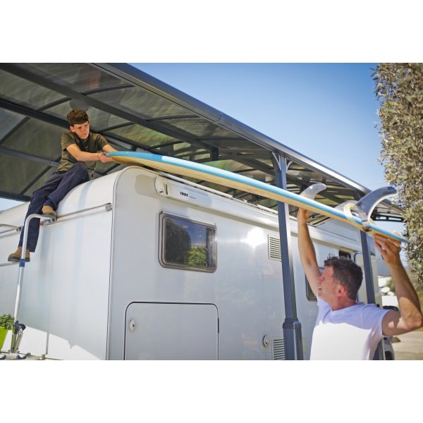 Canopia Alpine Metal Carport For Bobil 3,6 x 8,5 - Gr�
